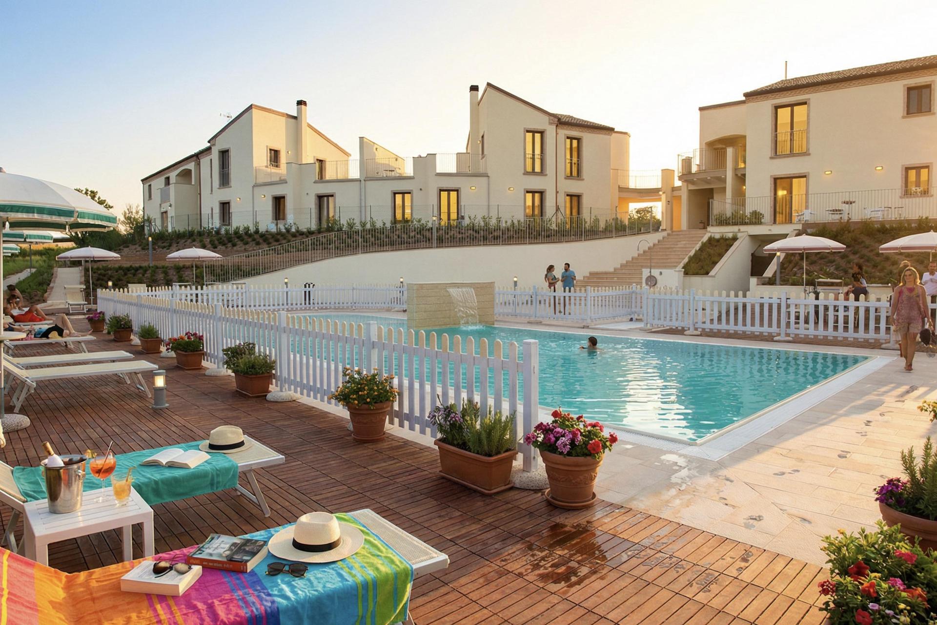Child-friendly agriturismo Marche with sea view